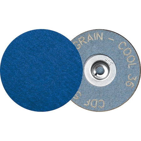 2 COMBIDISC Abrasive Disc - Type CD - VICTOGRAIN-COOL Fiber Disc, 36 Grit 50PK